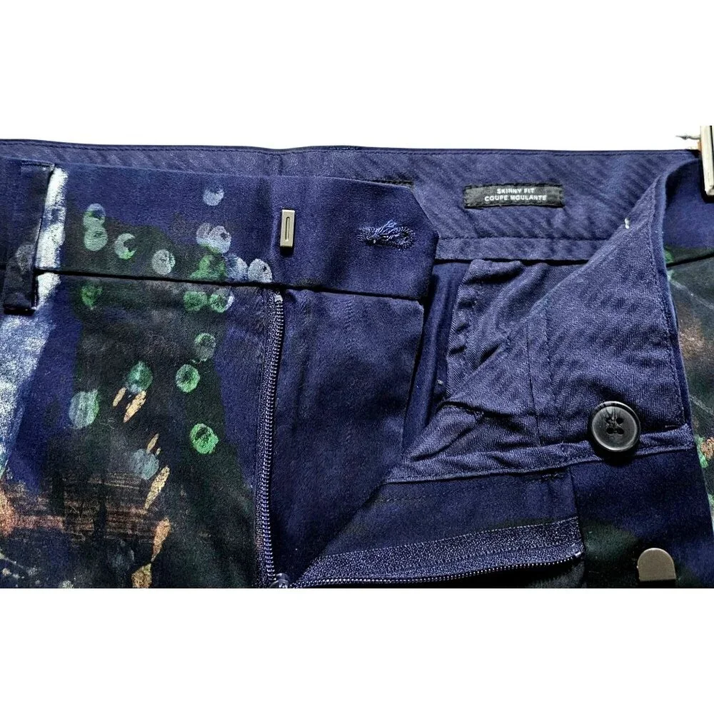 H&M Skinny‎ Fit Paint Splatter Pants US 30R - Picture 3 of 8